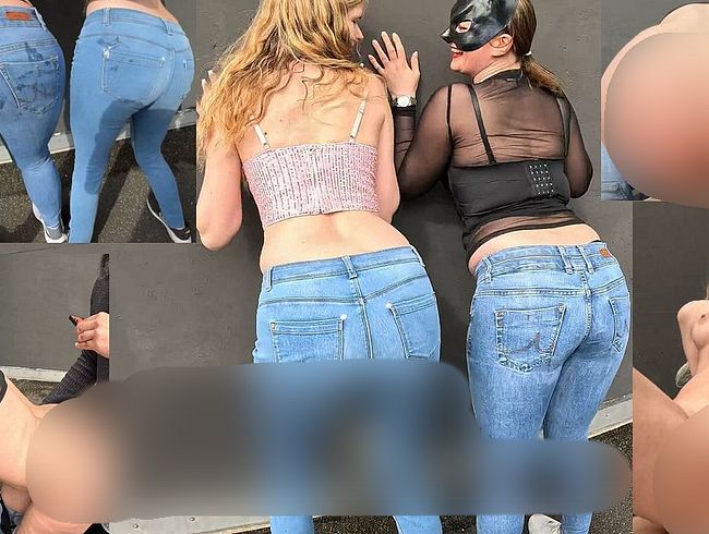 2 s*xGEILE JEANS-SCHLAMPEN|FSK21 Parkdeck-fi** mit 2 USERN!!
